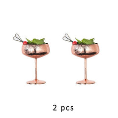 Stainless Steel Cocktail Glass