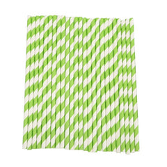 25Pcs Disposable Paper Straws